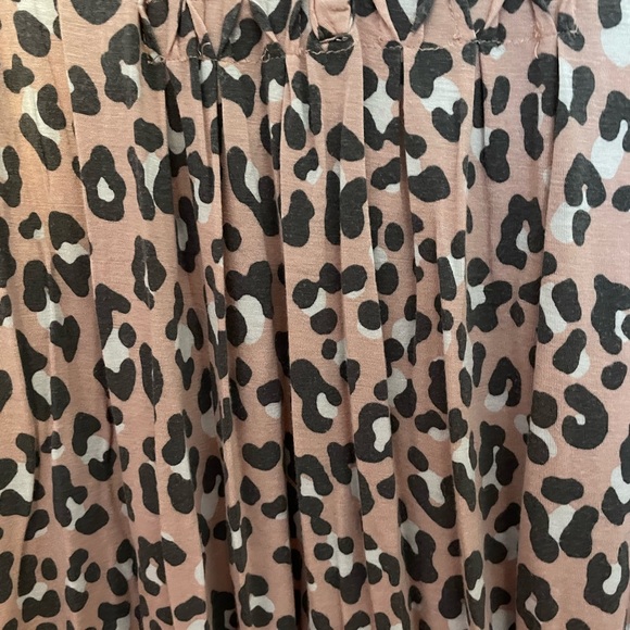 EUC 1X Kim Rogers Pink Animal Print Shirt - Picture 2 of 5